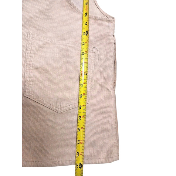 Forever 21 Corduroy Jumper Mini Dress Women’s Sz M Pink Preppy Gorpcore Festival - Picture 10 of 14